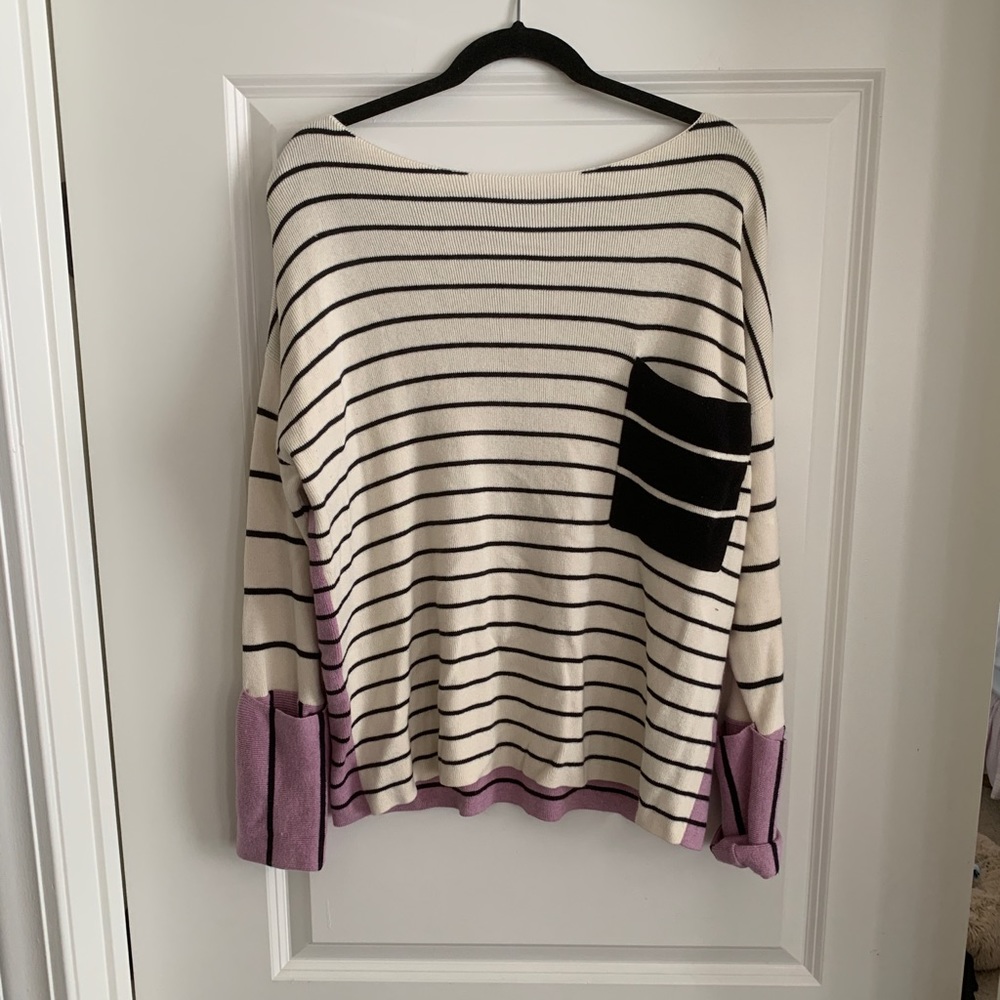 Cute striped Anthropologie sweater